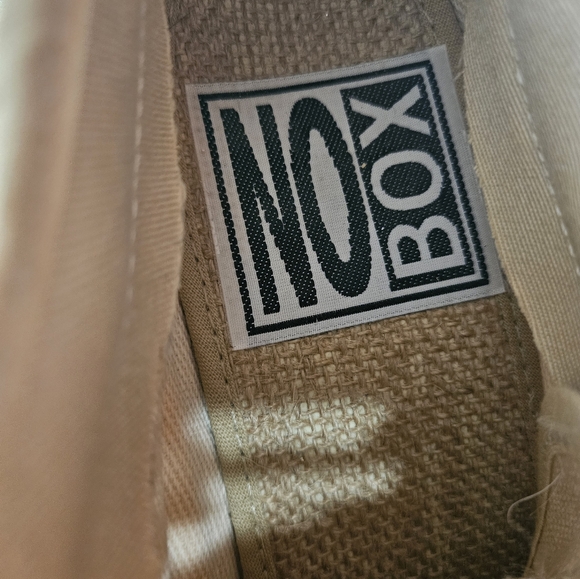 Chic & Cozy Cream Canvas Sneakers,  NoBox, Made in Spain, Size 38 - Picture 6 of 9